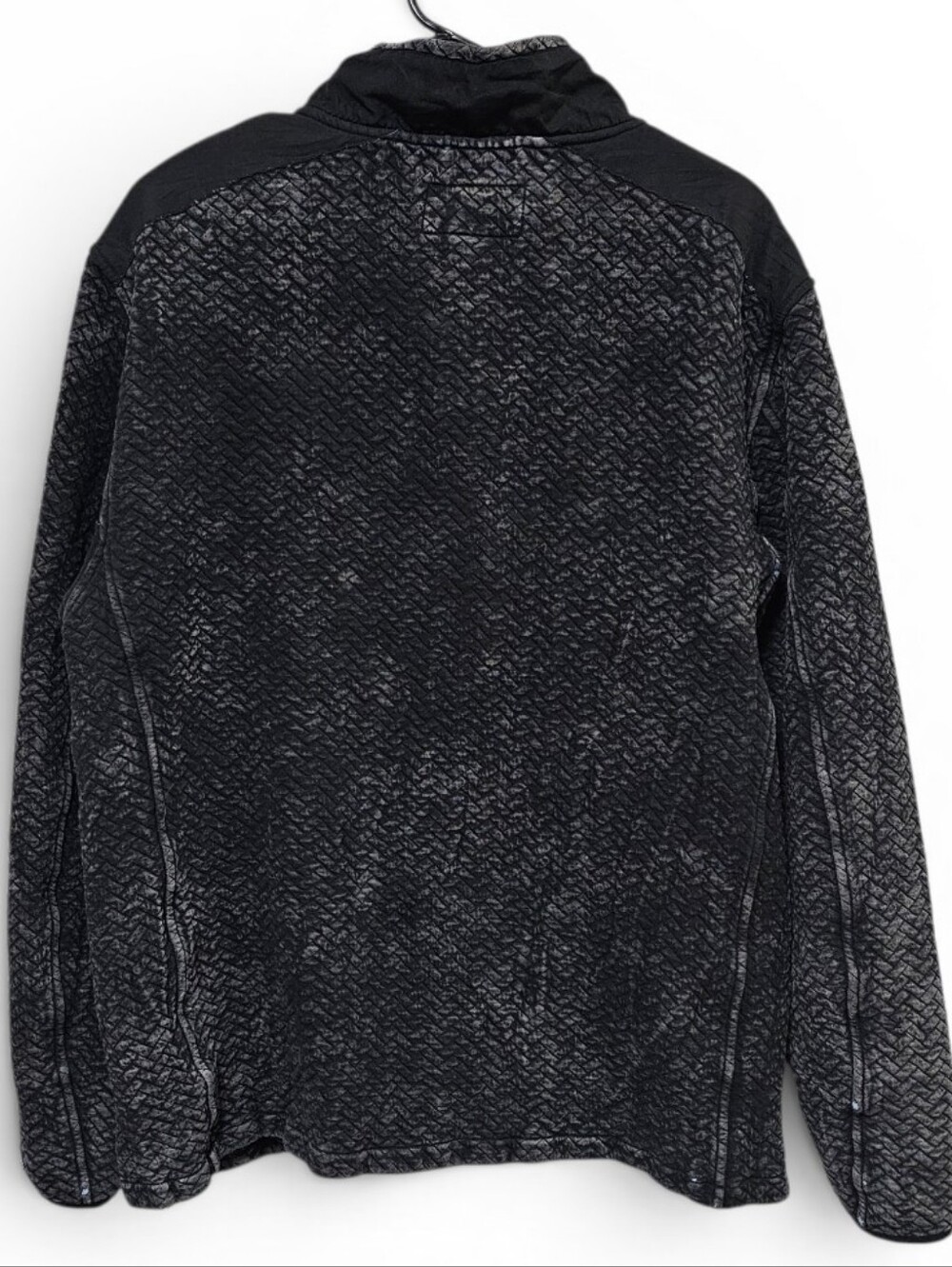 Chubbies Back To Basics Quilted Quarter Zip Pullover Faded Black Men's Size XL - Picture 9 of 11